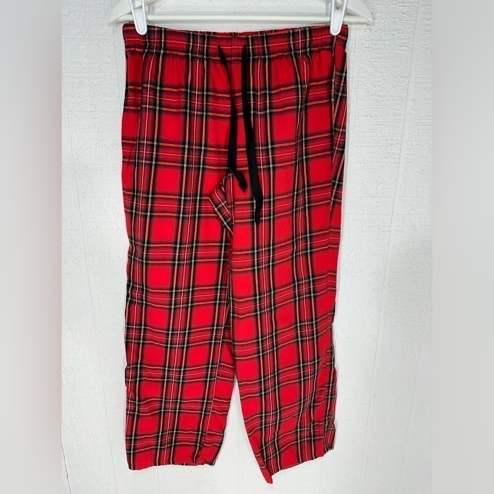 Victoria’s Secret red plaid long pajama pants size S